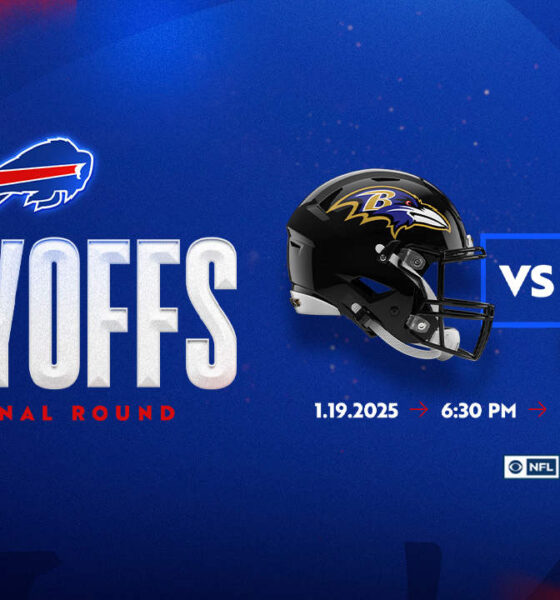 Buffalo Bills to host Baltimore Ravens at 6:30 p.m. on Sunday, Jan. 19