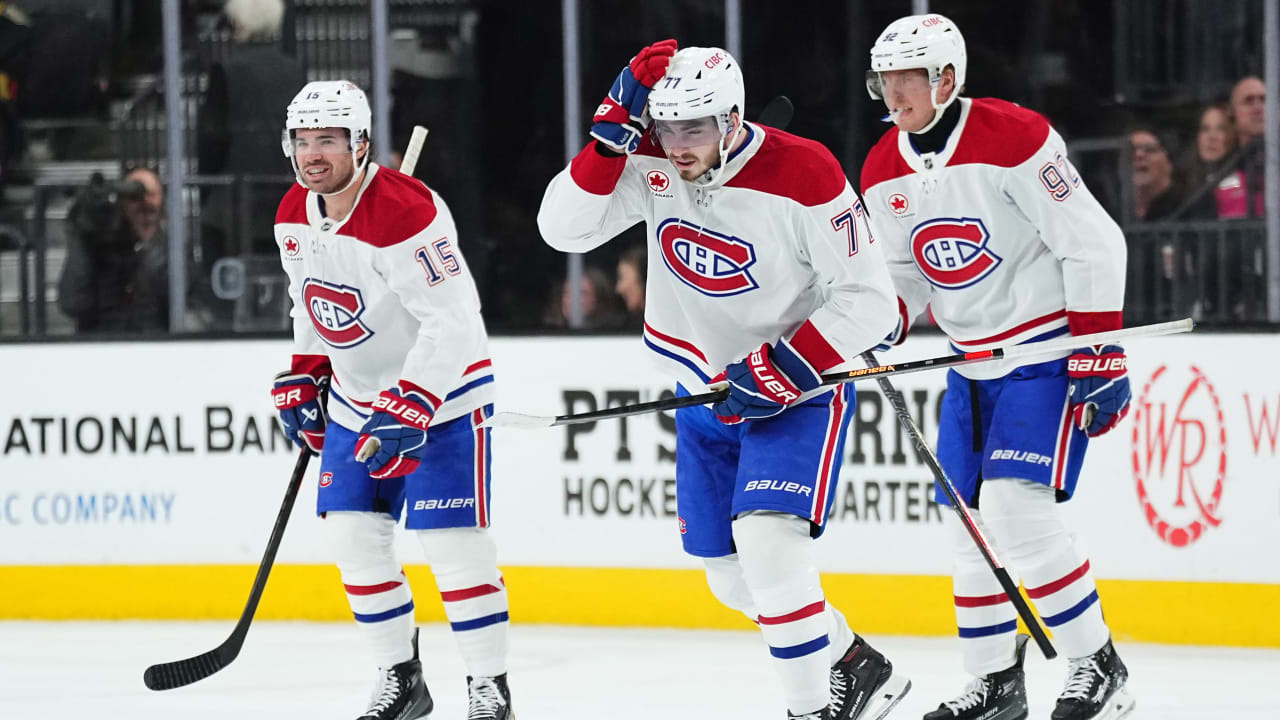 Canadiens score 3 straight, rally past Golden Knights for 3rd win in row 