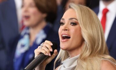 Carrie Underwood soars a capella at Trump inauguration performance