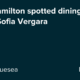 Lewis Hamilton spotted dining with actress Sofia Vergara: ohnotheydidnt — LiveJournal