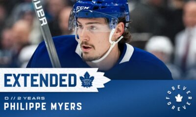 Maple Leafs Sign Defenceman Philippe Myers To Two-year Contract Extension