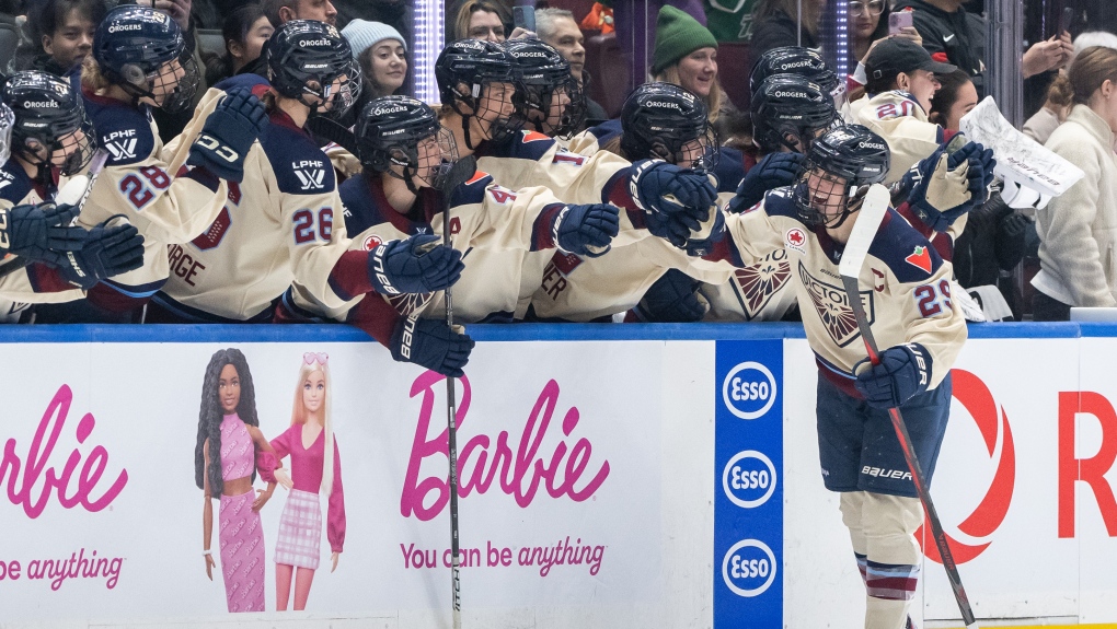 Montreal Victoire edge Toronto Sceptres 4-2 in first PWHL game in Vancouver