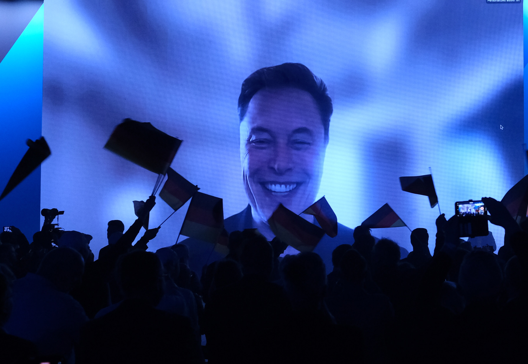 Musk crops up at AfD campaign kick-off as thousands protest across Germany