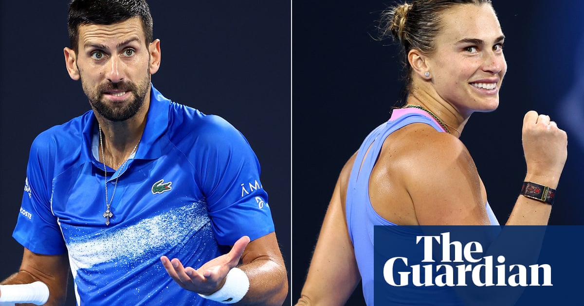 Novak Djokovic crashes out in Brisbane while Aryna Sabalenka eases through | Tennis