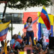 Venezuela opposition leader Machado appears at protest