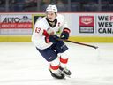 Regina Pats captain Tanner Howe (43) in action during the 2023-24 WHL season.