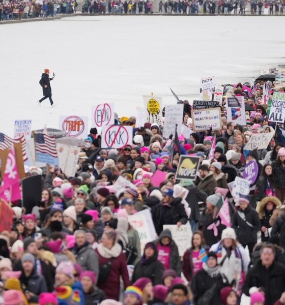 Protesters rally against Trump for People’s March – NBC4 Washington