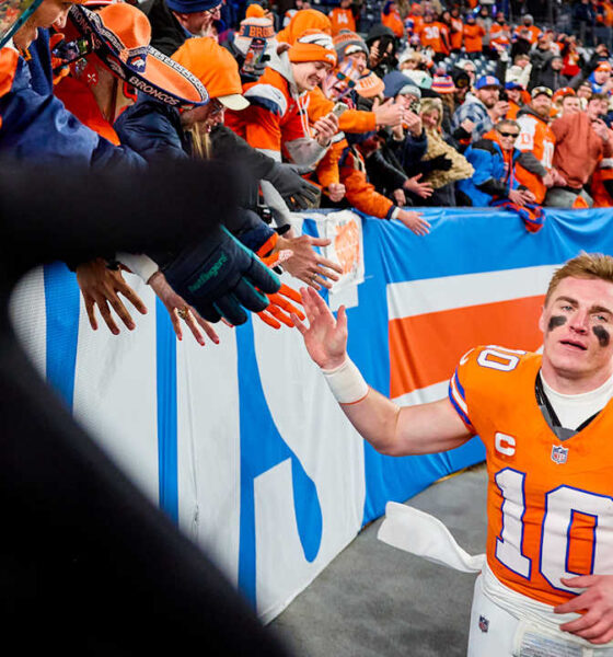 QB Bo Nix lights up scoreboard vs. Chiefs, inspires teammates as he leads Broncos into playoffs