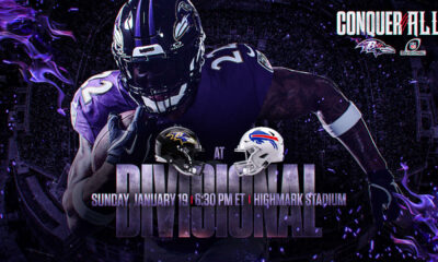 Ravens Face Bills on Sunday Night in Divisional Playoffs