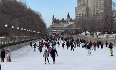 Rideau Canal Skateway welcomes its 1st visitors of the winter