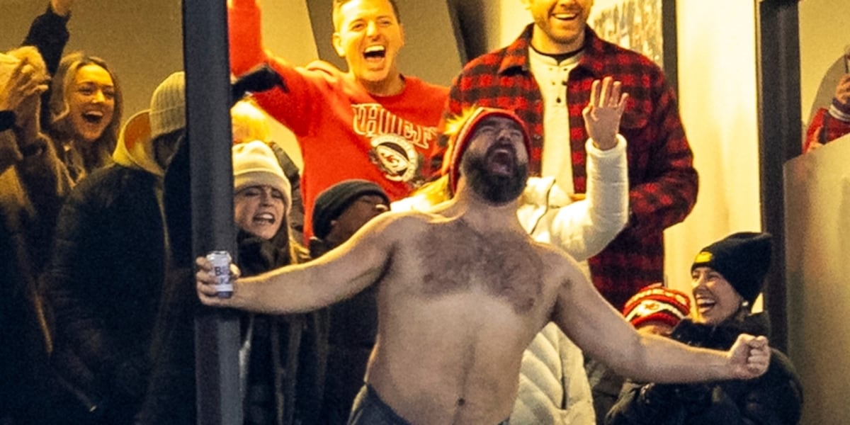 Shirtless Jason Kelce was a brief internet sensation, but there may not be a do-over this year