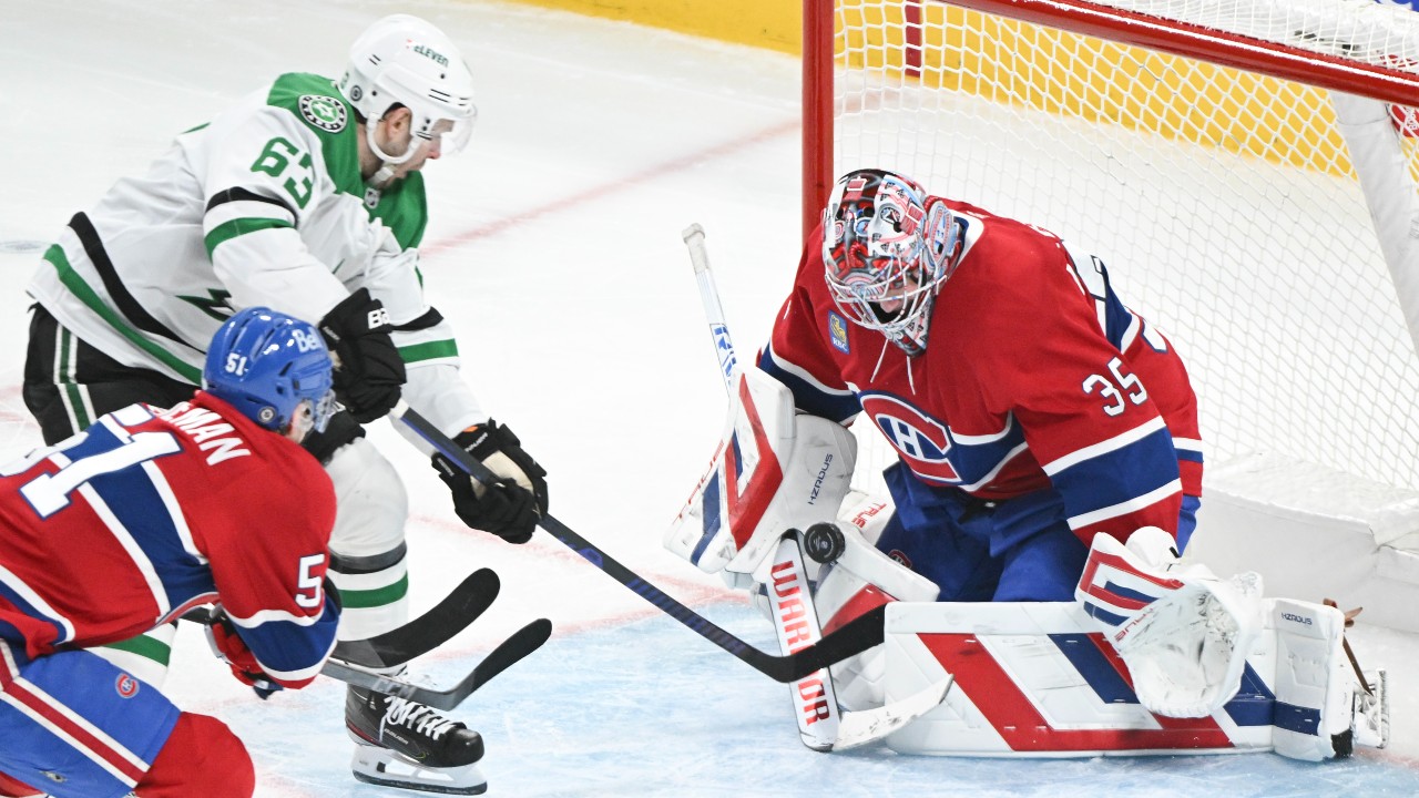 Stars edge Canadiens in shootout for seventh straight victory