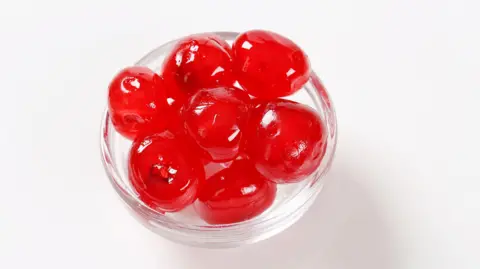 Getty Images A bowl of maraschino cherries