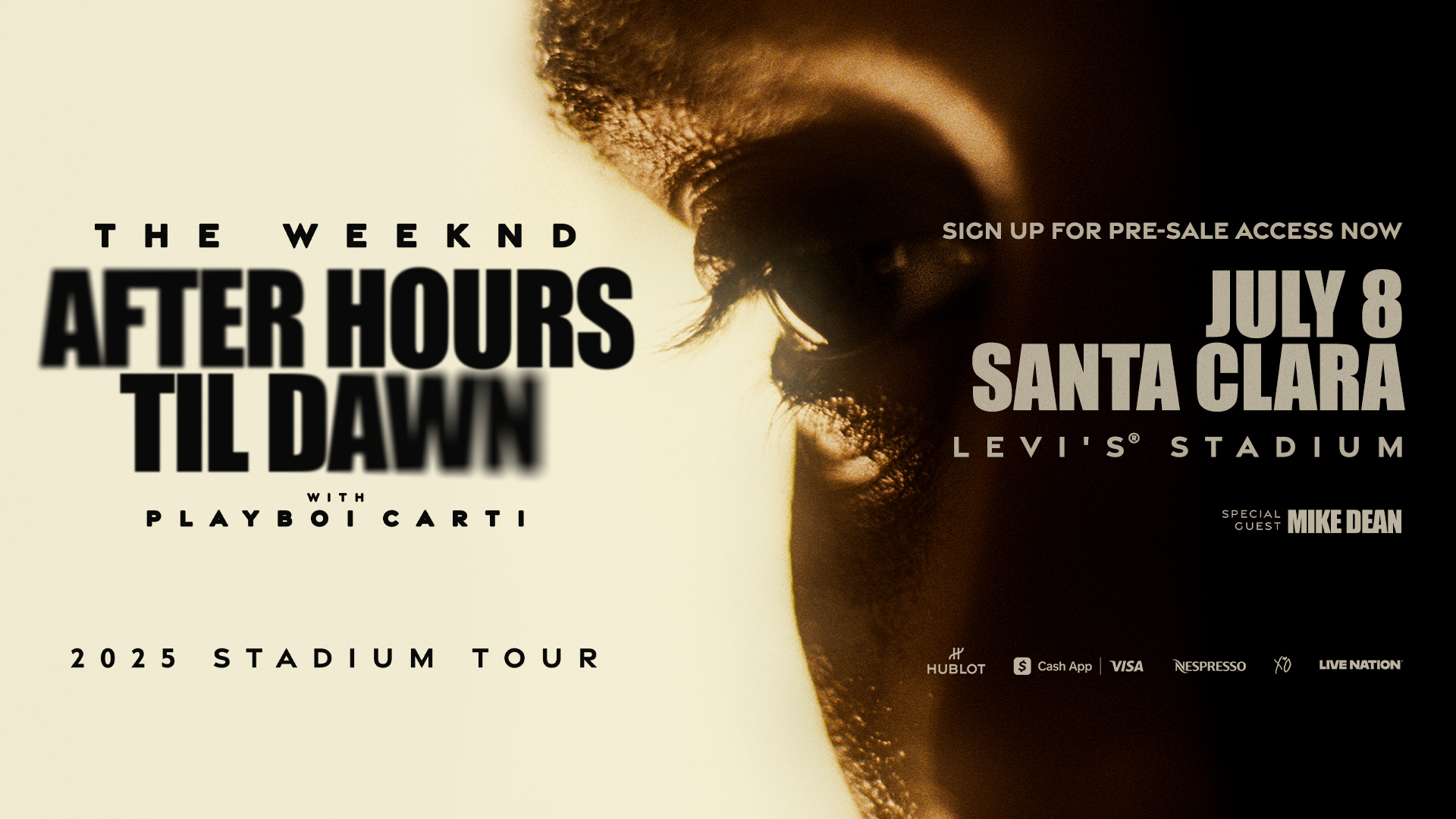 THE WEEKND ANNOUNCES MASSIVE ‘AFTER HOURS TIL DAWN’ STADIUM TOUR ACROSS NORTH AMERICA